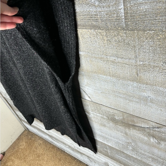 Lou & Grey gray wool mohair blend sleeveless duster sweater medium - Picture 3 of 5